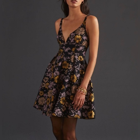 Anthropologie Dresses & Skirts - Anthropologie Jacquard A-Line Mini Dress 4